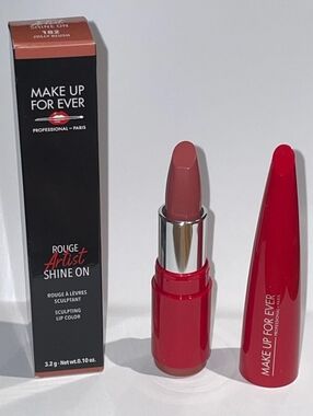 Make Up For Ever Rouge Artist Shine On Lipstick 182 Jolly Blush BNIB